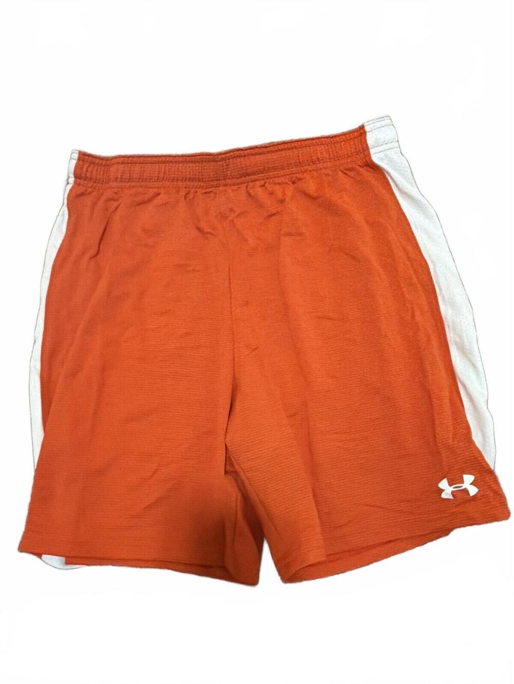 Under Armour Boys Orange Running Athletic Shorts YXL